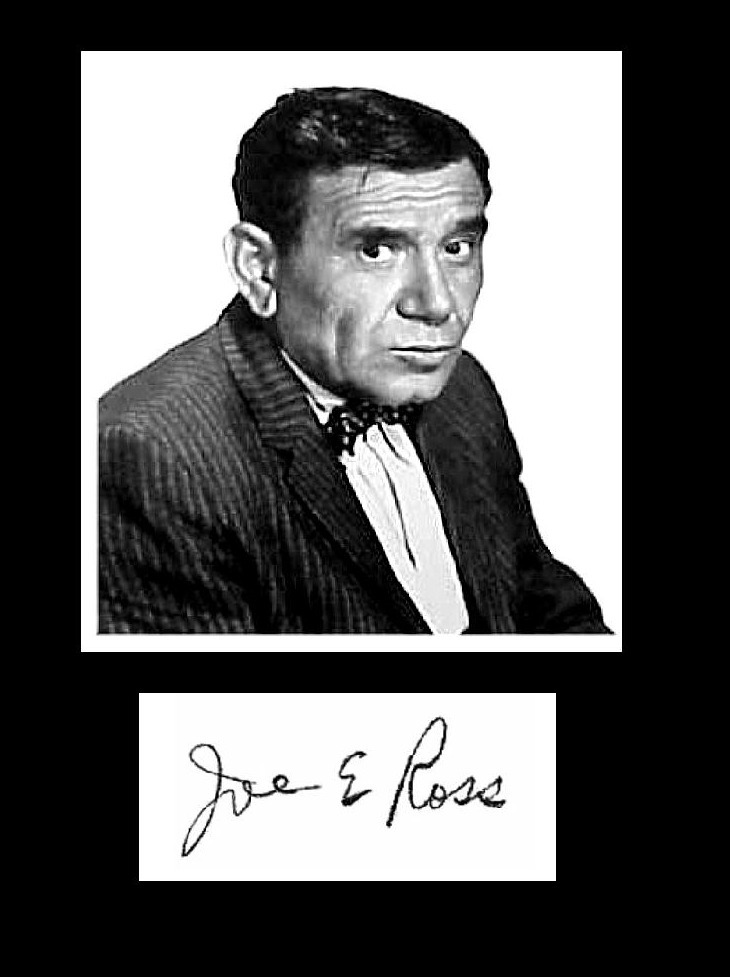 Joe E Ross autograph